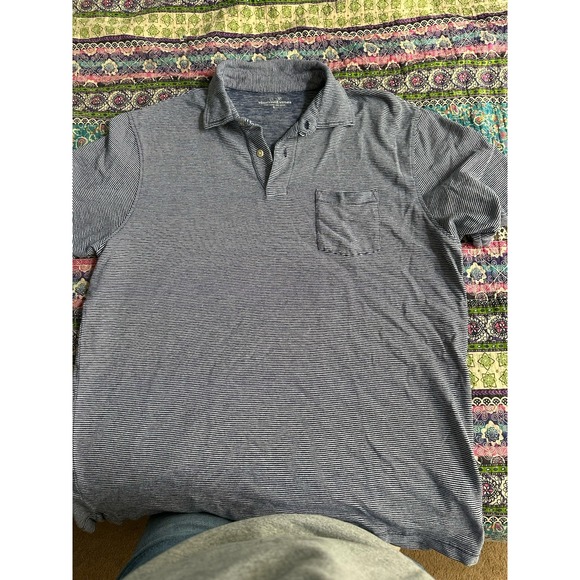 Vineyard Vines Other - Vineyard Vines Men's‎ Polo Blue And White Size Large